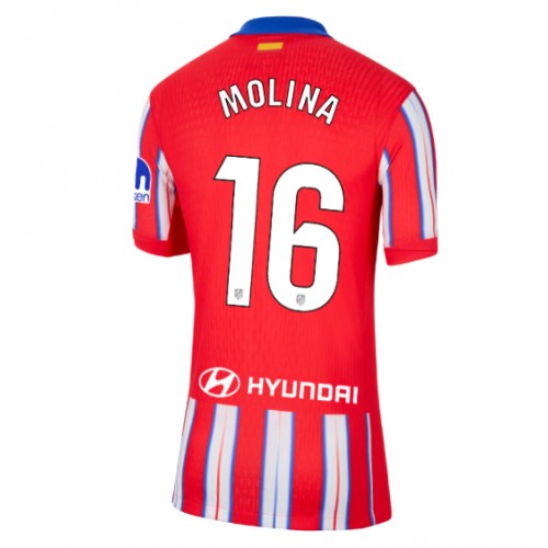 Ženski Nogometni dresi Atletico Madrid Nahuel Molina #16 Domači 2024-25 Kratek Rokav